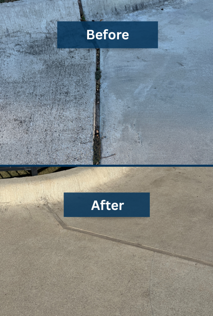 Commercial Expansion Joint Replacement Austin - Before & After